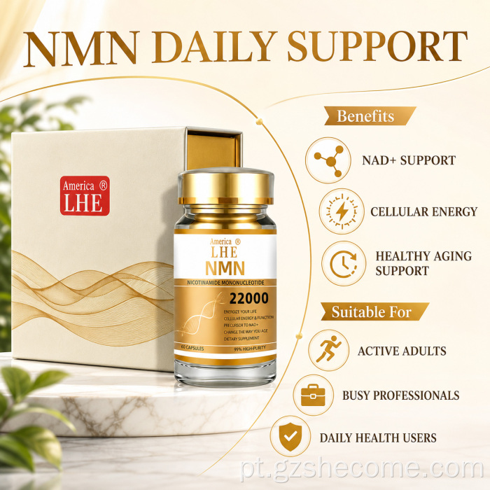 Suplemento Shecome NMN Premium 2200mg Cápsulas